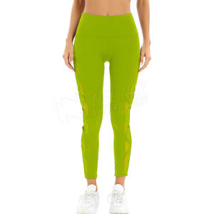 Meilleur style femmes 7/8 Leggings à séchage rapide nouveauté motif solide taille moyenne pantalon pour adultes marque privée à vendre - Product Image 3