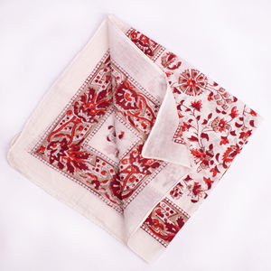Bandana en coton écologique imprimé à la main, motif floral, couvre-chef unisexe, motifs multicolores vifs, pour le sport, les activités de plein air et le quotidien - Product Image 3