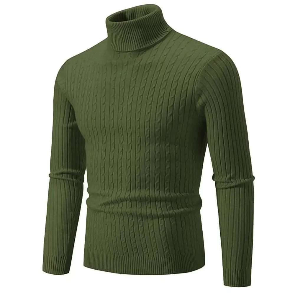 Latest Design Breathable Long Sleeve Pullover High Neck Fleece Fabric For Men From Pakistan 2023