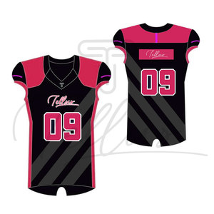 Camiseta de Fútbol Americano Personalizada de 6 Paneles, Transpirable, de Secado Rápido, Talla Grande, Impresión Digital, Color Personalizado, Unisex, Ropa de Equipo - Product Image 6