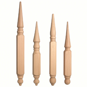 Supports de poutre en bois et finitions décoratives de toit - Product Image 1