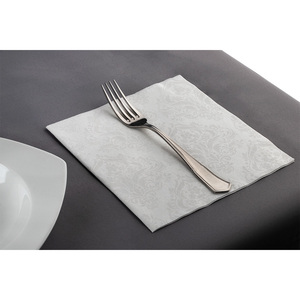 Servilletas Blancas con Estampado Versalles de 40x40cm, Papel Suave y Absorbente, 600 Unidades, B2B - Product Image 2