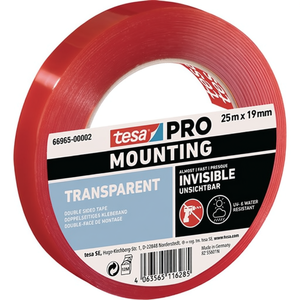 เทปใสสำหรับติดตั้ง TESA PRO 66965 ความยาว 25 ม. กว้าง 19 มม. เทปกาวสำนักงาน - Product Image 3