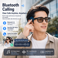 Lunettes intelligentes IA 20MP avec caméra en temps réel, reconnaissance d'objets et assistant vocal pour les voyages d'affaires