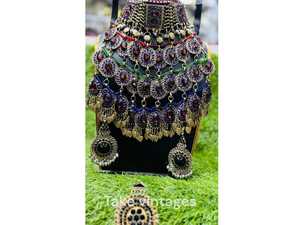 Parures de bijoux afghanes les plus vendues, haute qualité, style vintage 100 % acier inoxydable pour mariages et fêtes, faible quantité minimale de commande - Product Image 5