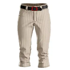 Uniformes de Béisbol Personalizados de Poliéster/Algodón con el Mejor Diseño del Fabricante, Transpirables, con Logotipo a Color Personalizado, Cuello en V, Impresión por Sublimación - Product Image 3