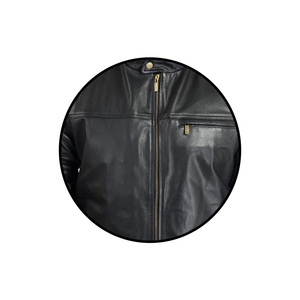Veste en cuir pour homme sur mesure élégante, de haute qualité, coupe-vent, séchage rapide, col roulé, différentes couleurs, tendance, de bonne qualité - Product Image 3