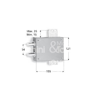 Desviador lateral doble art. 122 para aplicar reversible - Product Image 1