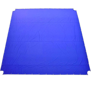 Cubierta de lona estándar 14x14 pies entrenamiento de boxeo profesional Mma tela CORDURA portátil anillo de boxeo de piso plegable cubierta mate - Product Image 1