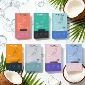 Strisce Sbiancanti per Denti IVISMILE da 28 Pezzi HP/CP/Senza Perossido OEM/ODM Rimuovi Macchie Gusto Menta da Viaggio/Casa Uso Asciutto/Bagnato - Product Image 2