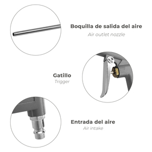 Pistola per Soffiaggio con Cannula e Adattatore Rapido - Product Image 4