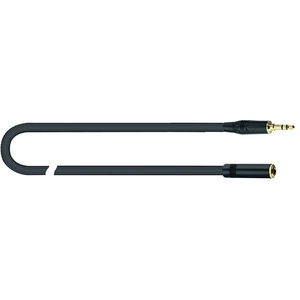 QUIK LOK - JUST/J35J35F-3 Câble adaptateur flexible de haute qualité Jack stéréo 3.5 (mini) (M/195) Prise stéréo 3.5 (mini) - Product Image 1