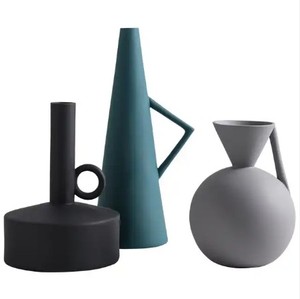 Haute qualité fabricant indien Vase en métal verre fer pour la décoration intérieure Occasions de mariage Table Top Floor Use Interior Design - Product Image 3