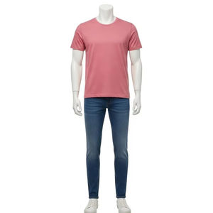 T-shirts pour hommes en coton respirant, col rond, tissu doux et léger, confortable, décontracté, à porter au quotidien, pour la mode estivale - Product Image 5