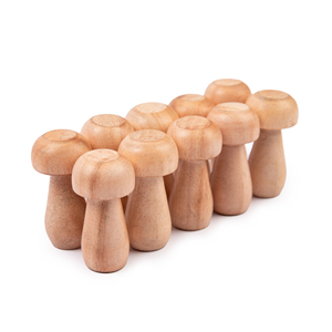 Jouets en bois naturel personnalisés, écologiques, polis et peints, poupées en bois faites à la main, meilleurs artisanats pour enfants de l'Himalaya, art de collection, 10 cm, personnalisés - Product Image 6