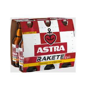 Mélange de bières Astra Rakete 27x330ml en boîte avec arôme de vodka aux agrumes, saveur douce et herbes rafraîchissantes pour la restauration et les événements - Product Image 2