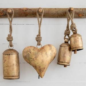 Soporte de cascabeles de metal Decoración de Navidad de alta calidad Juego de campanas antiguas usadas para festivales - Product Image 2