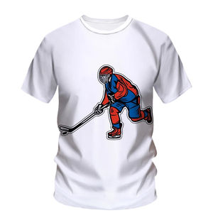 Camiseta de algodón 100% de alta calidad para hombre, Camisetas estampadas de manga corta con cuello redondo totalmente personalizables, diseño de impresión personalizado - Product Image 4