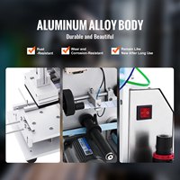 Máquina Etiquetadora Semiautomática Plana YIMU YM120 de Alta Precisión para Aplicación de Etiquetas en Cajas de Cartón Planas