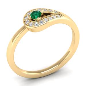 REYES – bagues exquises en argent sterling 925, moissanite, pierre précieuse émeraude de haute qualité, bijoux fins pour femmes, cadeaux d'anniversaire - Product Image 2