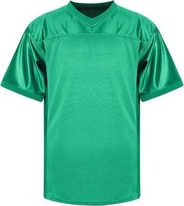 Uniforme de Rugby naranja de alta calidad Camiseta de fútbol americano con mangas cortas Diseño transpirable de talla grande para deportes de verano - Product Image 2