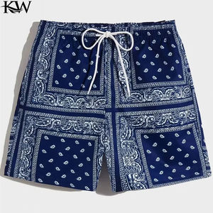 Fashion Bandana Swim <b>Shorts</b> for <b>Men</b> Quick Dry Beach Trunks Summer Holiday Wear <b>Lightweight</b> Stylish Design 2025 - Product Image 6