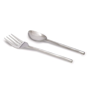 Serveur de salade de luxe pour servir la salade, nouveau Design de couverts, nouveaux couverts en métal, cuillère et fourchette, Offre Spéciale - Product Image 1
