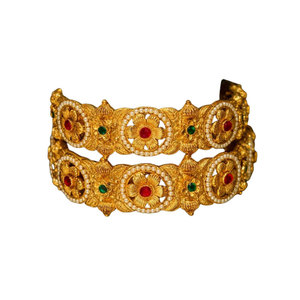 Brazaletes de Moda con Diseño Único, Último Estilo en Venta, Brazaletes de Boda para Mujer, Chapados en Oro, Alta Calidad - Product Image 1