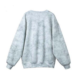 Sweat-shirts 100% coton délavés à l'acide, vêtements d'automne, sweats à capuche unisexes, logo personnalisé, basiques vintage, manches longues, brodés - Product Image 4