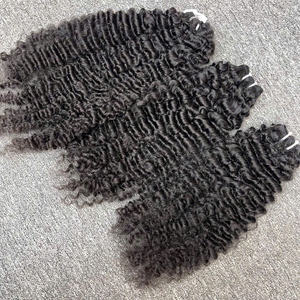 Cheveux bouclés birmans, cheveux naturels ondulés, Hairvietnam, meilleure qualité, vague profonde lâche, super vague, naturellement lisses, blond - Product Image 2