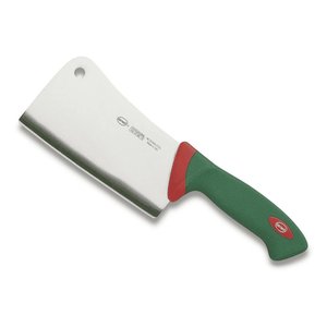 Cuchillo de Cocina PREMANA PROFESSIONAL con Hoja Falcetta de 16 cm Verde y Cromado 322616 Acero Inoxidable - Product Image 1