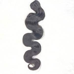 Double-Drawn 100% Remy Qualité Eau Vietnamienne Ondulée 8-20 Pouces Trame de Cheveux Humains Extensions de Perruque en Dentelle de Peau Trame Unique" - Product Image 3