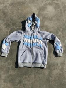 Conjunto de chándal lavado con ácido Unisex OEM diseño personalizado peso pesado Vintage Sudadera con capucha pantalones de chándal otoño alta calidad Unisex chándal - Product Image 3