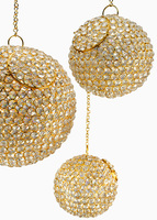 Gros diamant cristal pour décoration de mariage, combinaison luxueuse de métal et de cristal, objet de décoration de mariage