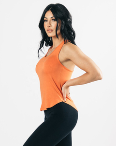 Camiseta Deportiva de Tirantes para Mujer, Transpirable, Ecológica, de Spandex, para Gimnasio, Fitness y Running, con Logotipo Frontal - Product Image 2