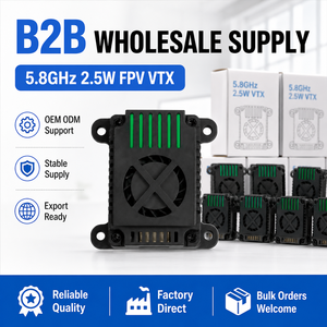 Transmisor de Video FPV VTX de 5.8GHz y 2.5W de Largo Alcance con Disipador de Calor para Drones FPV UAV - Product Image 6