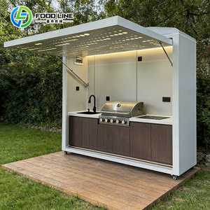 Cocina Exterior Resistente a la Intemperie con Techo, Envío Gratuito - Product Image 4