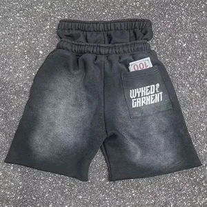 Pantalones cortos de verano de alta calidad Stone Washl para hombre, pantalones cortos estampados de cintura doble informales para Jóvenes de tamaño personalizado clásico para hombre - Product Image 6