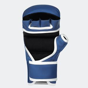 Gants de boxe demi-doigts en cuir véritable personnalisables Gants de boxe MMA de combat de rue en mousse à insérer en gros - Product Image 3