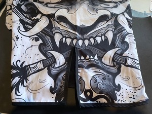 กางเกงขาสั้น MMA กางเกงขาสั้นออกกำลังกายผ้าโพลีเอสเตอร์น้ำหนักเบาออกแบบได้ตามต้องการ - Product Image 5