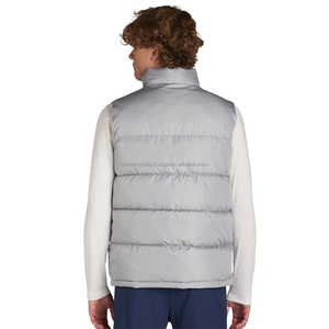 Chaleco Acolchado sin Mangas para Hombre, Estilo Urbano, Reversible, Cortavientos, Ropa de Invierno, OEM, Personalizable al por Mayor, de Fábrica - Product Image 5