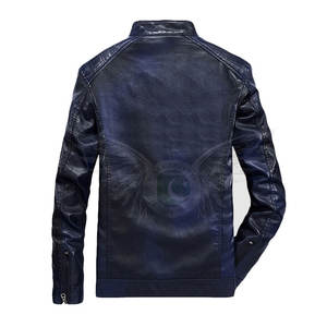 Veste en cuir pour hommes coupe ajustée de haute qualité personnalisée nouvelle arrivée veste d'hiver de meilleure qualité fourrure directement fabricant - Product Image 3