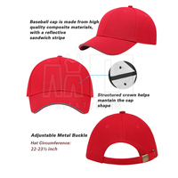 Gorras de béisbol deportivas de algodón de último diseño para adultos, ropa informal personalizada con características comunes de tela