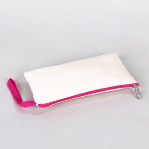 Estuche de Lona de Algodón de Lujo con Cremallera para Estudiantes, Bolsa de Tela de 8x4 Pulgadas, Embalaje de Regalo para Programa de Fidelización, Cosméticos - Product Image 3