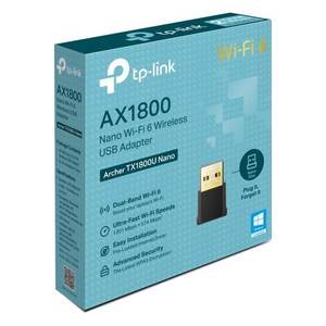 Tarjeta de Red de Doble Banda ARCHER TX1800U NANO AX1800 con Adaptador Negro Cavo, Categoría de Producto - Product Image 2