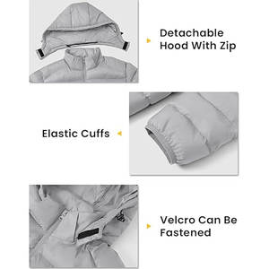 Chaqueta Acolchada de Estilo Urbano para Hombre, Moderna, Cálida y Ligera para Ropa de Calle y Uso Diario en Invierno - Product Image 4