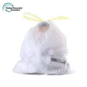 대형 먼지 빈 라이너 계약자 쓰레기 패키지 가정용 미니 hdpe 드로스트링 쓰레기 봉투