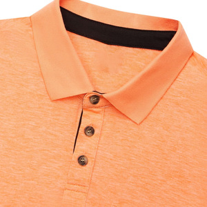 Chemises polo décontractées pour hommes avec étiquettes et impression personnalisées brodées de logo pour les événements de gymnastique au bureau et les vêtements de marque - Product Image 3