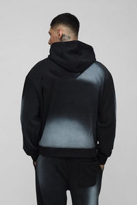 เสื้อมีฮู้ดแบบสวมศีรษะสำหรับผู้ชายผ้าคอตตอนสี100% ลายพิมพ์ออกแบบได้ตามต้องการจาก Marfa Internationall - Product Image 3