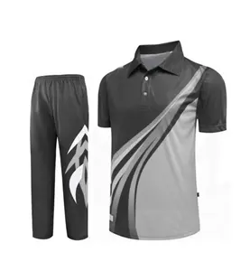 高品质新设计升华传统板球制服全套套装男女尺码CTU-0112